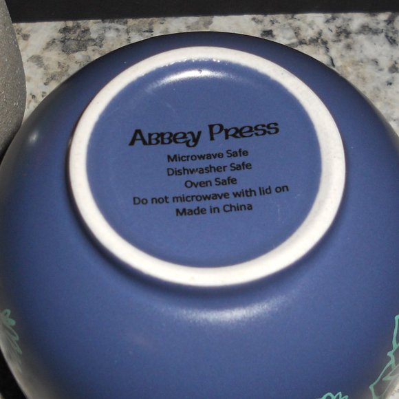 Abbey Press Blue Coffee/Tea Mug A Prayer of Encouragement Psalm 31:24 - Picture 5 of 6